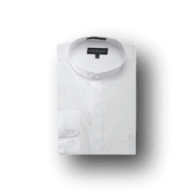 Poly Cotton Collarless Shirt Mens - P 